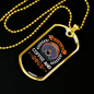 Weekends Coffee And Dogs Necklace Stainless Steel or 18k Gold Dog Tag 24" Chain-Express Your Love Gifts