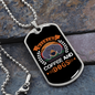 Weekends Coffee And Dogs Necklace Stainless Steel or 18k Gold Dog Tag 24" Chain-Express Your Love Gifts