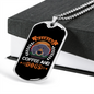 Weekends Coffee And Dogs Necklace Stainless Steel or 18k Gold Dog Tag 24" Chain-Express Your Love Gifts