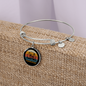 Weimaraner Dog Mom Bracelet Stainless Steel or 18k Gold Circle Bangle-Express Your Love Gifts