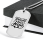 Welcome Back Jesus Christian Necklace Stainless Steel or 18k Gold Dog Tag 24" Chain-Express Your Love Gifts