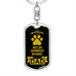Welsh Springer Spaniel Keychain Stainless Steel or 18k Gold-Express Your Love Gifts