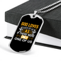 Were Only One Christian Necklace Stainless Steel or 18k Gold Dog Tag 24" Chain-Express Your Love Gifts