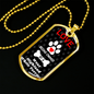 West Highland White Terrier Love Is Stainless Steel or 18k Gold Dog Tag 24" Chain-Express Your Love Gifts