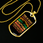 What Awesome Firefighter Looks Necklace Stainless Steel or 18k Gold Dog Tag 24" Chain-Express Your Love Gifts