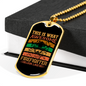 What Awesome Firefighter Looks Necklace Stainless Steel or 18k Gold Dog Tag 24" Chain-Express Your Love Gifts