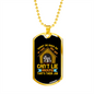 What Dogs Do Dog House Necklace Stainless Steel or 18k Gold Dog Tag 24" Chain-Express Your Love Gifts
