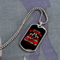 What Dogs Do Siberian Red Necklace Stainless Steel or 18k Gold Dog Tag 24" Chain-Express Your Love Gifts
