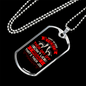 What Dogs Do Siberian Red Necklace Stainless Steel or 18k Gold Dog Tag 24" Chain-Express Your Love Gifts