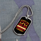 What Soap Taste Like Necklace Stainless Steel or 18k Gold Dog Tag 24" Chain-Express Your Love Gifts