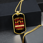What Soap Taste Like Necklace Stainless Steel or 18k Gold Dog Tag 24" Chain-Express Your Love Gifts