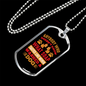 What Soap Taste Like Necklace Stainless Steel or 18k Gold Dog Tag 24" Chain-Express Your Love Gifts