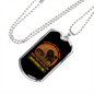 What Soap Tastes Like Necklace Stainless Steel or 18k Gold Dog Tag 24" Chain-Express Your Love Gifts