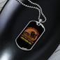 What Soap Tastes Like Necklace Stainless Steel or 18k Gold Dog Tag 24" Chain-Express Your Love Gifts
