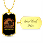 What Soap Tastes Like Necklace Stainless Steel or 18k Gold Dog Tag 24" Chain-Express Your Love Gifts