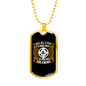 What We Could Choose Christian Necklace Stainless Steel or 18k Gold Dog Tag 24" Chain-Express Your Love Gifts