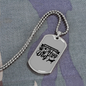 When All Else Fails Necklace Stainless Steel or 18k Gold Dog Tag 24" Chain-Express Your Love Gifts