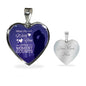 When I'm With You Every Moment Counts Necklace Stainless Steel or 18k Gold Heart Pendant 18-22"-Express Your Love Gifts