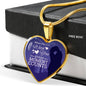 When I'm With You Every Moment Counts Necklace Stainless Steel or 18k Gold Heart Pendant 18-22"-Express Your Love Gifts