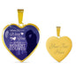 When I'm With You Every Moment Counts Necklace Stainless Steel or 18k Gold Heart Pendant 18-22"-Express Your Love Gifts