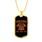 When Others Run Out Firefighter Gift Stainless Steel or 18k Gold Dog Tag 24" Chain-Express Your Love Gifts