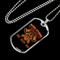 When Others Run Out Firefighter Gift Stainless Steel or 18k Gold Dog Tag 24" Chain-Express Your Love Gifts