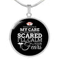 While You'Re In My CAre Nurse Circle Necklace Stainless Steel or 18k Gold 18-22"-Express Your Love Gifts