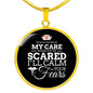 While You'Re In My CAre Nurse Circle Necklace Stainless Steel or 18k Gold 18-22"-Express Your Love Gifts