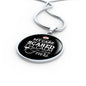 While You'Re In My CAre Nurse Circle Necklace Stainless Steel or 18k Gold 18-22"-Express Your Love Gifts