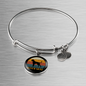 White Boxer Mom Bracelet Stainless Steel or 18k Gold Circle Bangle-Express Your Love Gifts