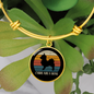 White Chihuahua Mom Bracelet Stainless Steel or 18k Gold Circle Bangle-Express Your Love Gifts
