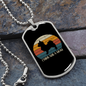 White Chihuahua Mom Necklace Stainless Steel or 18k Gold Dog Tag 24" Chain-Express Your Love Gifts