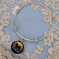 White Havanese Mom Bracelet Stainless Steel or 18k Gold Circle Bangle-Express Your Love Gifts