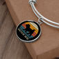 White Havanese Mom Bracelet Stainless Steel or 18k Gold Circle Bangle-Express Your Love Gifts