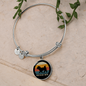 White Havanese Mom Bracelet Stainless Steel or 18k Gold Circle Bangle-Express Your Love Gifts