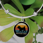 White Havanese Mom Bracelet Stainless Steel or 18k Gold Circle Bangle-Express Your Love Gifts