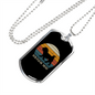 White Havanese Mom Necklace Stainless Steel or 18k Gold Dog Tag 24" Chain-Express Your Love Gifts