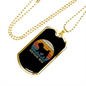 White Havanese Mom Necklace Stainless Steel or 18k Gold Dog Tag 24" Chain-Express Your Love Gifts