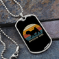 White Havanese Mom Necklace Stainless Steel or 18k Gold Dog Tag 24" Chain-Express Your Love Gifts