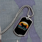 White Havanese Mom Necklace Stainless Steel or 18k Gold Dog Tag 24" Chain-Express Your Love Gifts