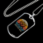 White Maltese Mom Necklace Stainless Steel or 18k Gold Dog Tag 24" Chain-Express Your Love Gifts