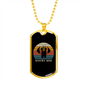 White Mastiff Mom Necklace Stainless Steel or 18k Gold Dog Tag 24" Chain-Express Your Love Gifts