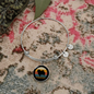 White Pomeranian Dog Bracelet Stainless Steel or 18k Gold Circle Bangle-Express Your Love Gifts