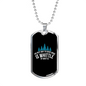 Whittle By Whittle Woodworker Dog Tag Stainless Steel or 18k Gold W 24"-Express Your Love Gifts