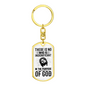 Who Is Insignicaficant Keychain Stainless Steel or 18k Gold Dog Tag Keyring-Express Your Love Gifts