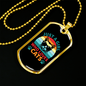 Who Loves Cats Necklace Stainless Steel or 18k Gold Dog Tag 24" Chain-Express Your Love Gifts