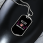 Who Loves Siberian Cat Necklace Stainless Steel or 18k Gold Dog Tag 24-Express Your Love Gifts