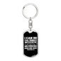Who Strengthens Me Philippians 4:13 Keychain Stainless Steel or 18k Gold Dog Tag Keyring-Express Your Love Gifts