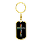 Whole Lot Of Jesus Keychain Stainless Steel or 18k Gold Dog Tag Keyring-Express Your Love Gifts