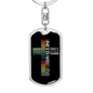 Whole Lot Of Jesus Keychain Stainless Steel or 18k Gold Dog Tag Keyring-Express Your Love Gifts